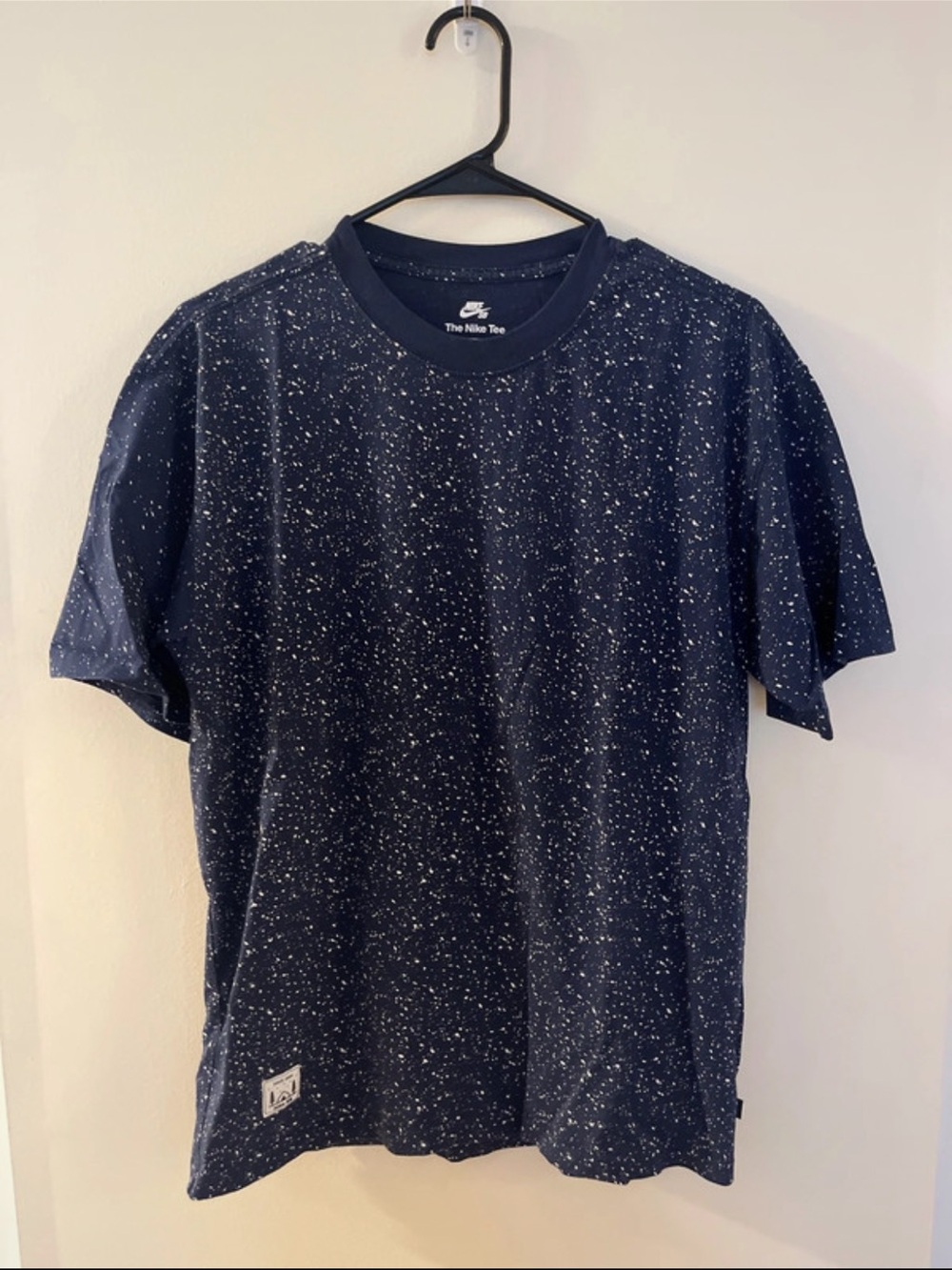 Nike Men’s Navy Speckled Crew T-Shirt